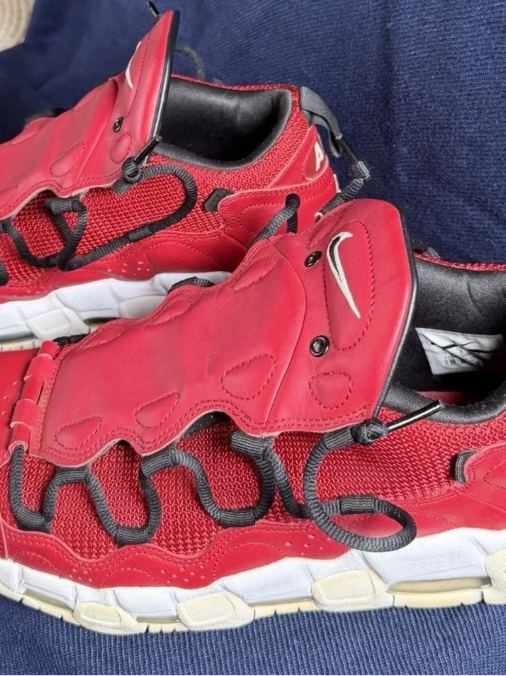 Nike Red and Black Men's Athletic Sneakers